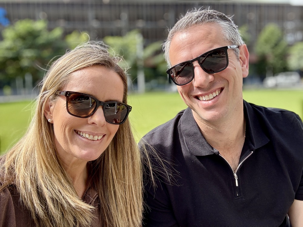 Kel and her husband Drew dressed up for the Sunshine Coast wine expo
