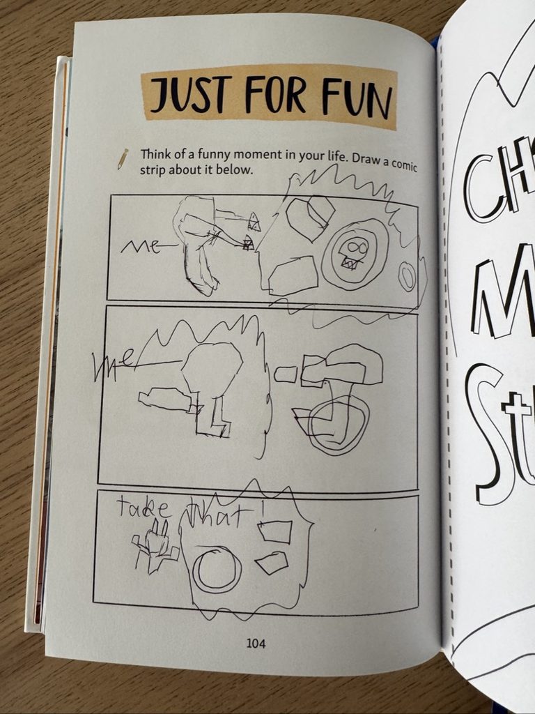 Big Life Journal activity about a funny moment
