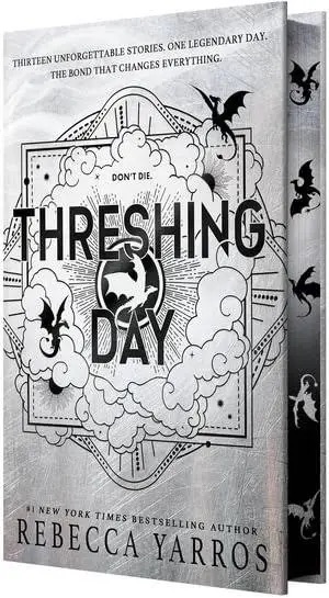 Cover of Threshing Day hardback novel by Rebecca Yarros