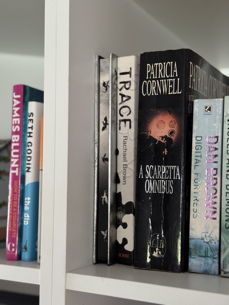 Threshing Day on my bookshelf